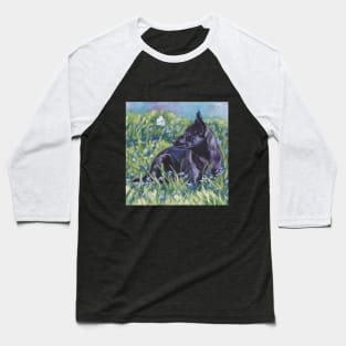 Australian Kelpie Fine Art Painting Baseball T-Shirt